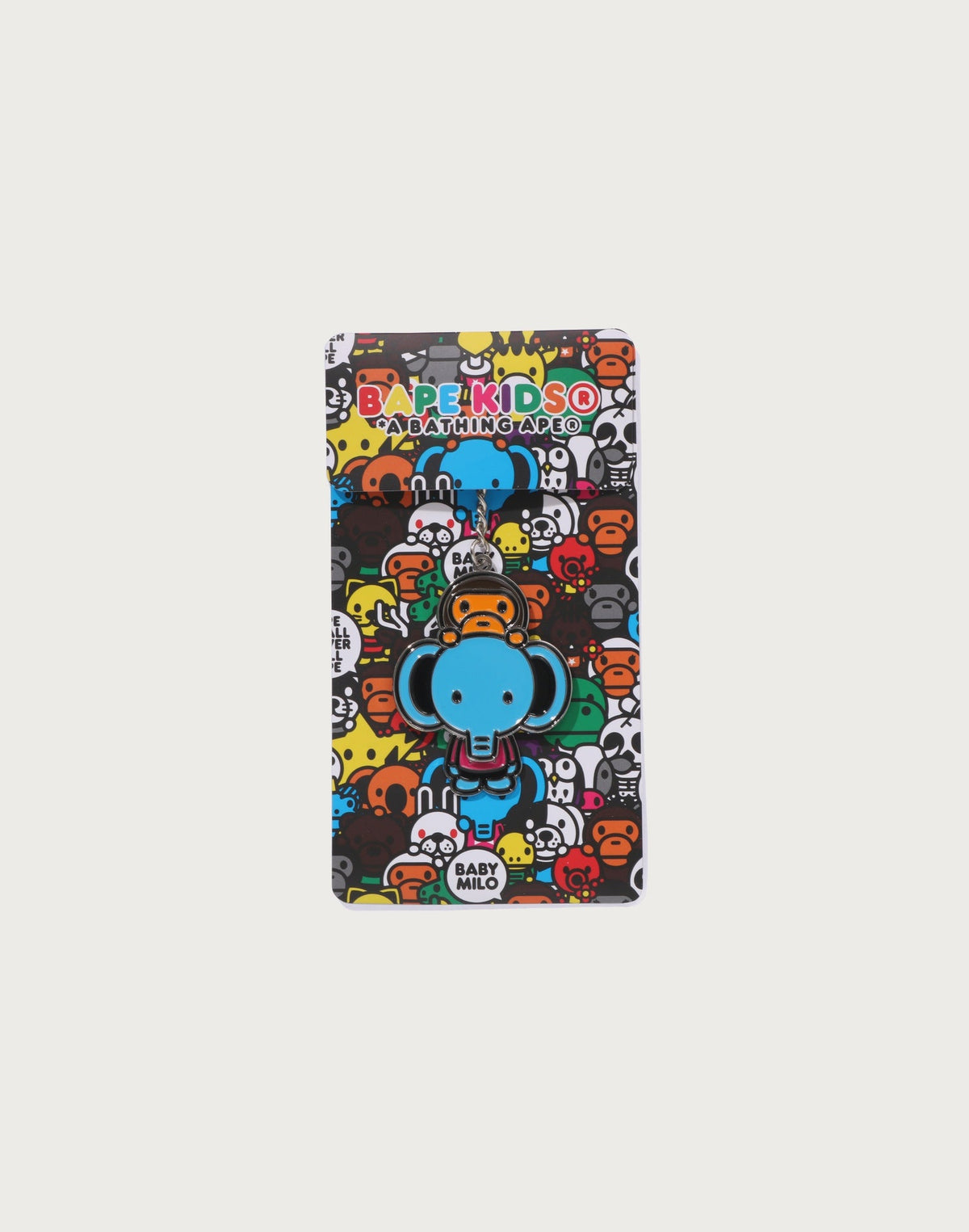 ELEPH ON BABY MILO METAL KEYCHAIN