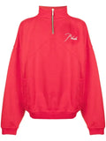 RHUDE embroidered half-zip sweatshirt
