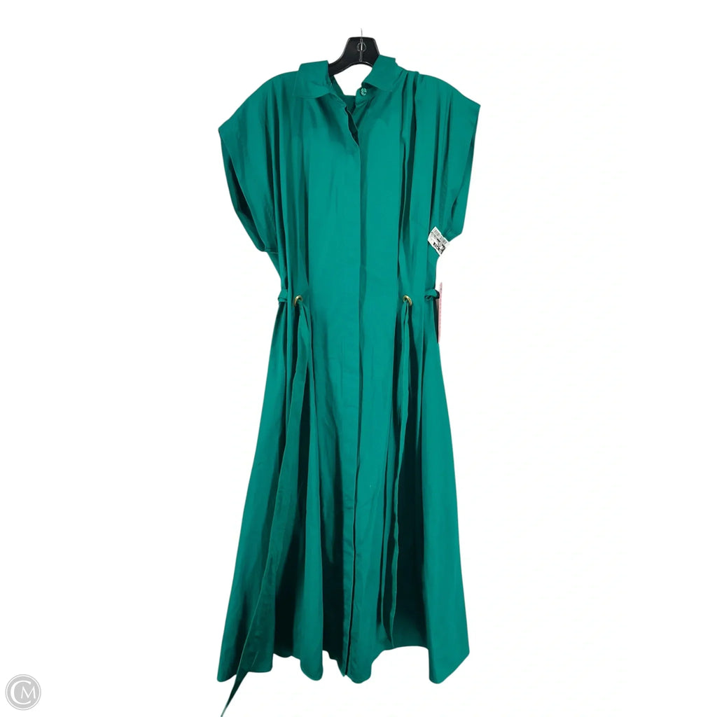 Dress Party Long By Donna Karan In Green, Size: 16