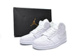 Air Jordan 1 Mid Triple White 2019 Reps Sneaker 554724-129