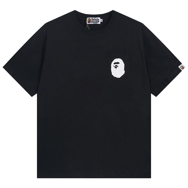 BAPE Big Ape Head Pocket Men's T-Shirt - Black