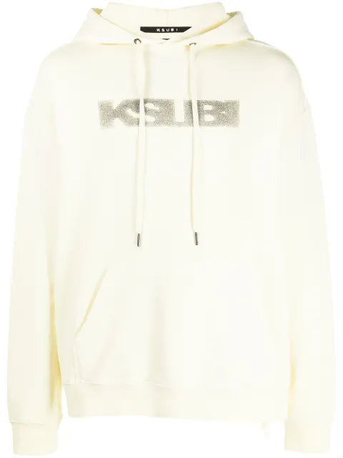 Ksubi logo-print detail hoodie