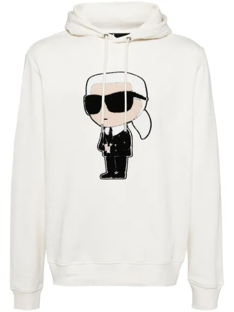 Karl Lagerfeld patch hoodie
