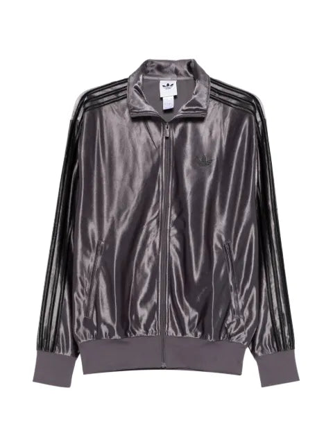 adidas stripe-detail zip-fastening jacket