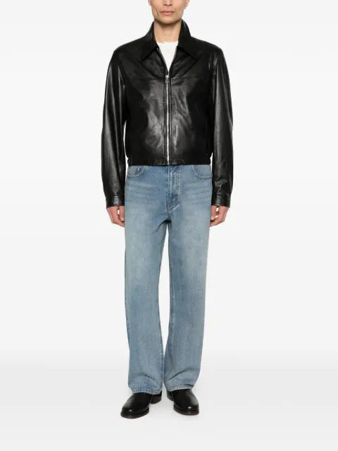LEMAIRE biker blouson in leather