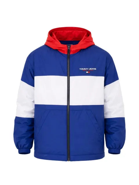 Tommy Hilfiger reversible colour-block jacket