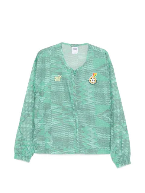 PUMA patterned zip-up jacket