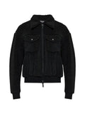 DSQUARED2 fleece zip-up jacket