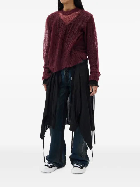 Ann Demeulemeester open-knit Levar sweater