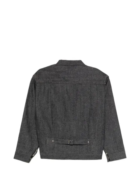 TAIGA TAKAHASHI pleated denim jacket