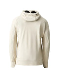 C.P. Company Diagonal Raised fleece lens hooded sweatshirt