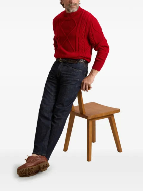Woolrich cable-knit mock-neck sweater