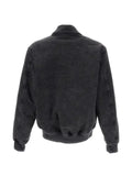 original vintage style zip-up long-sleeve bomber jacket