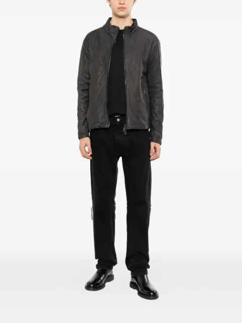Giorgio Brato zip-up leather jacket