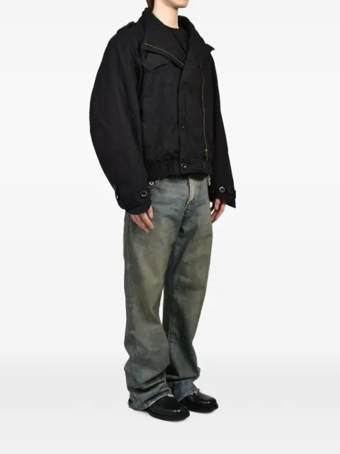 NO/FAITH STUDIOS balloon-silhouette jacket