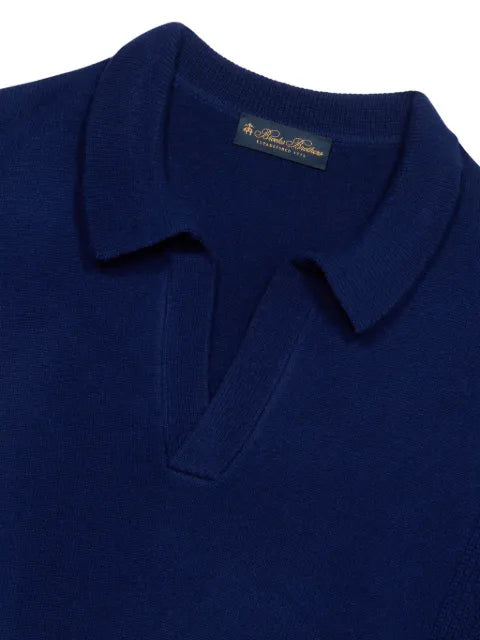 Brooks Brothers open-collar lambswool sweater