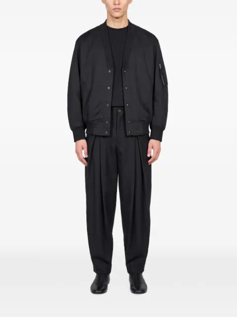 Comme des Garçons Homme v-neck bomber coat