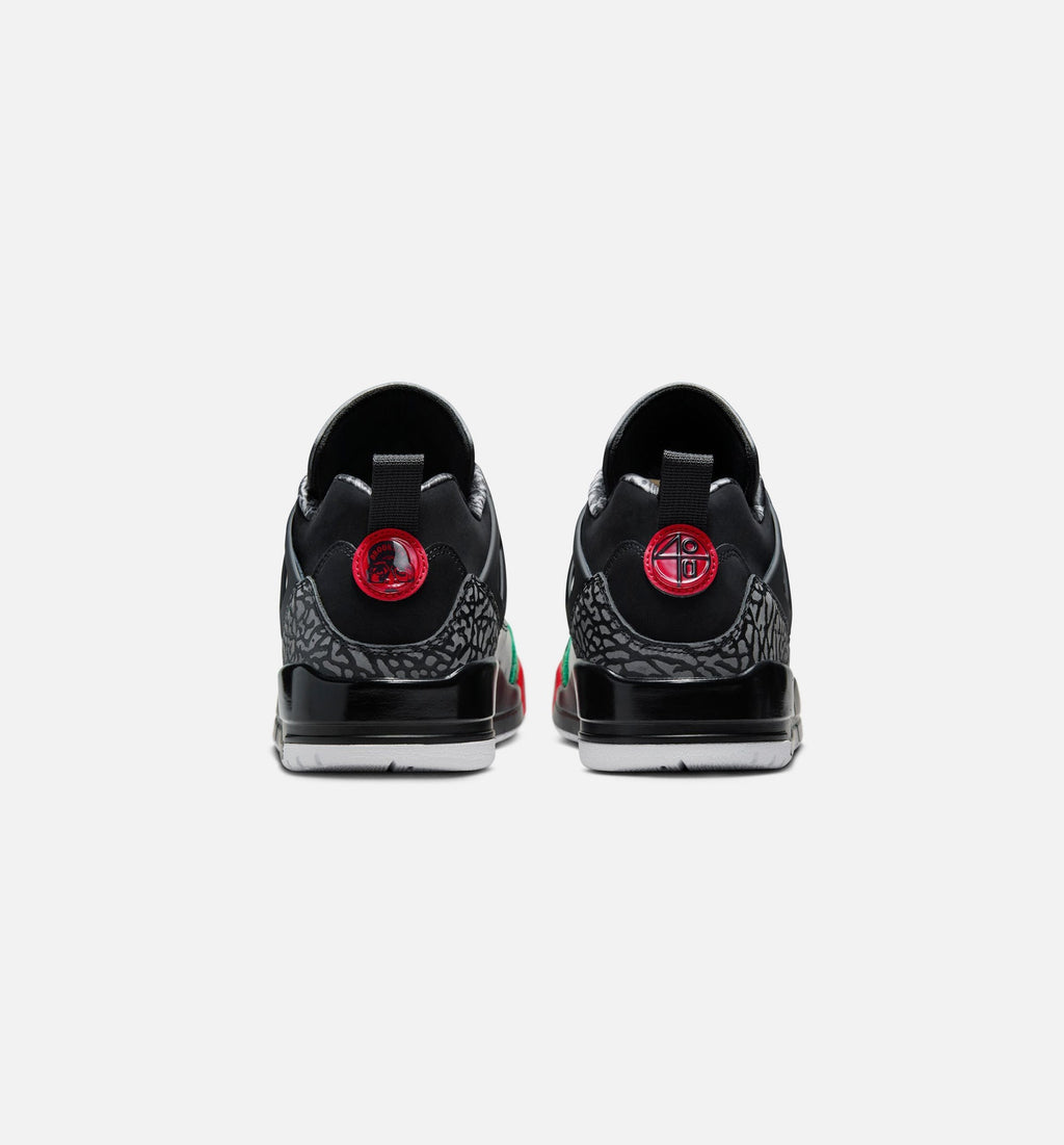 Spizike Low Men's Lifestyle Shoes - Black/Classic Green/White/Varsity Red