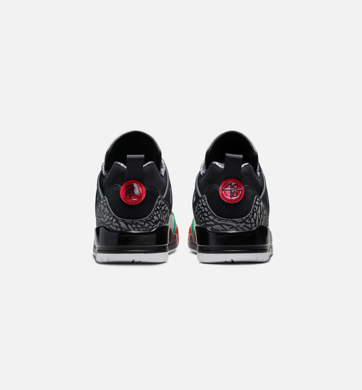 Spizike Low Men's Lifestyle Shoes - Black/Classic Green/White/Varsity Red
