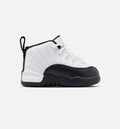 Air Jordan 12 Retro Taxi Infant/Toddler Lifestyle Shoe – White/Black/Taxi
