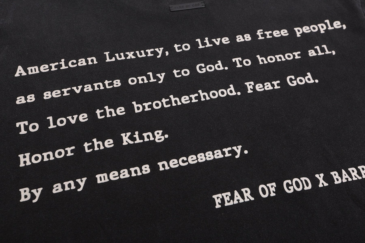 Fear of God x Barriers Live Free Graphic T-Shirt