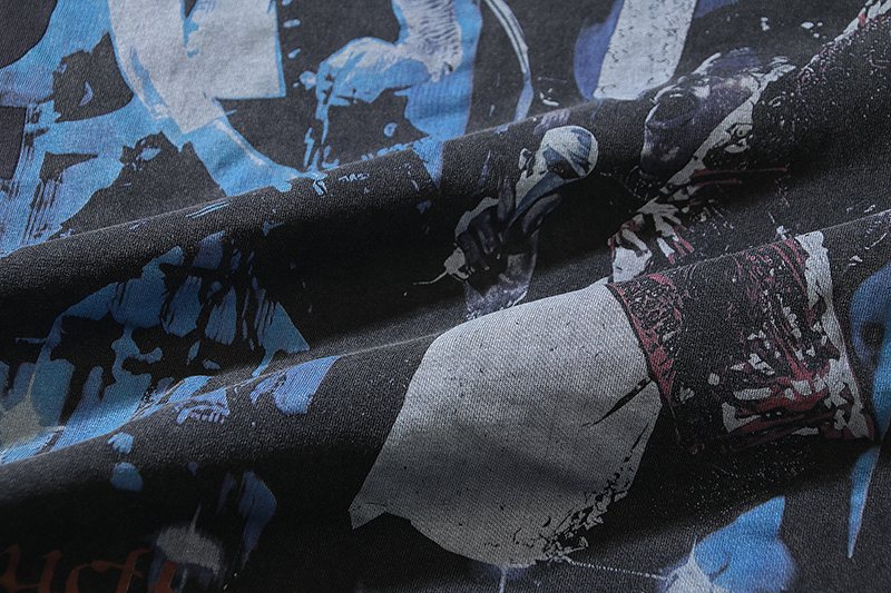 VALE USA Washed Michael Jackson Graphic T-Shirt