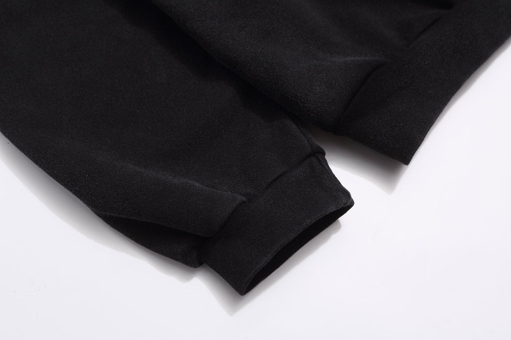 Fear of God Black Text Graphic Pullover Hoodie