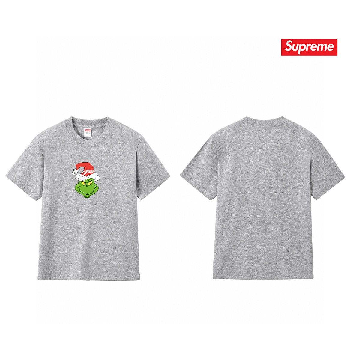 Supreme Grinch Santa Graphic T-Shirt