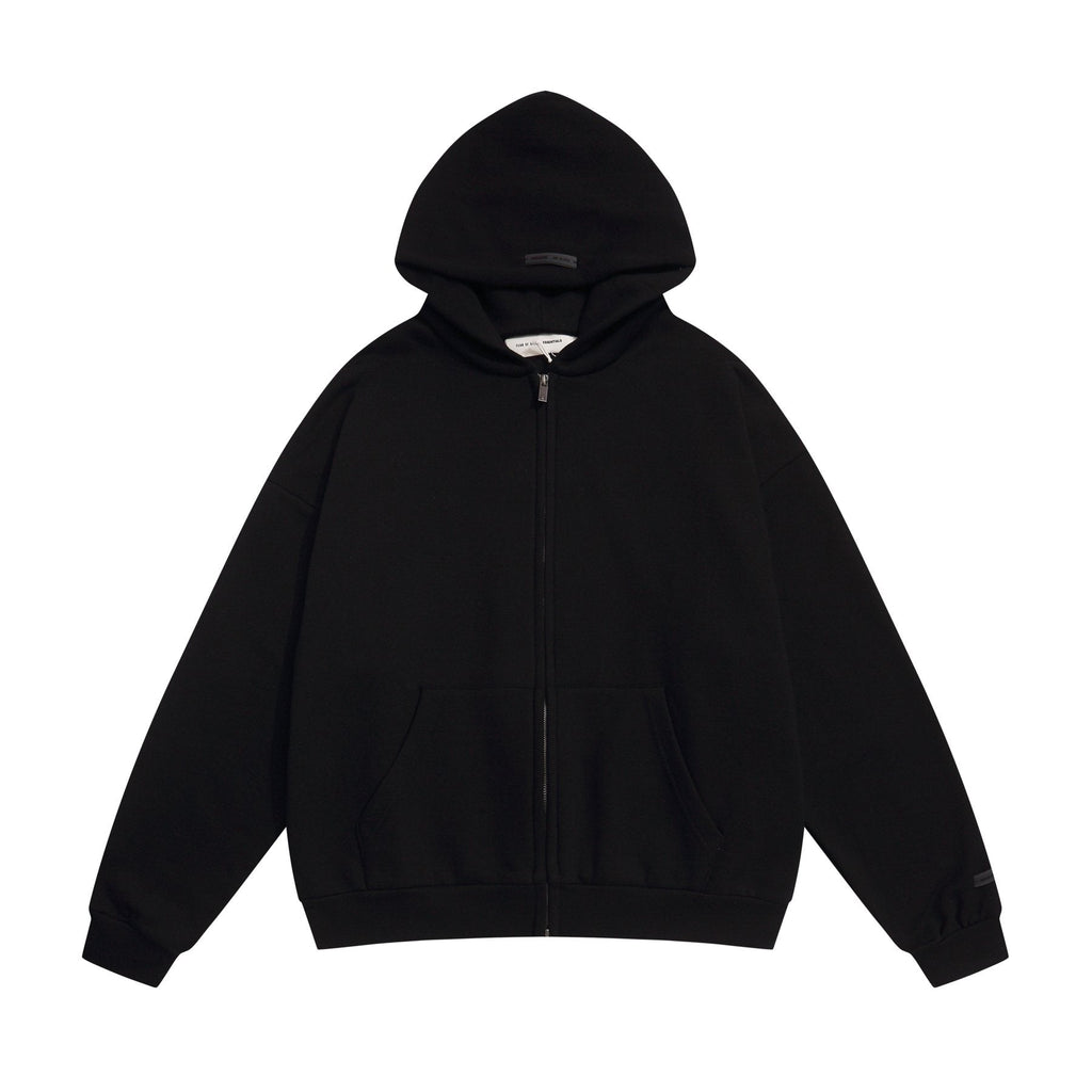Fear of God Essentials Full-Zip Graphic Hoodie