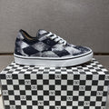 Vans Men's Geometric Patchwork Low-Top Sneakers - Black, Navy, White & Grey