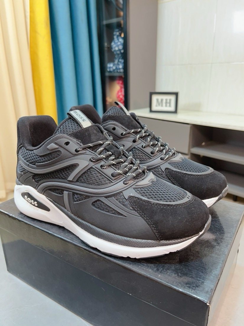 Hugo Boss Mesh Panel Sneakers