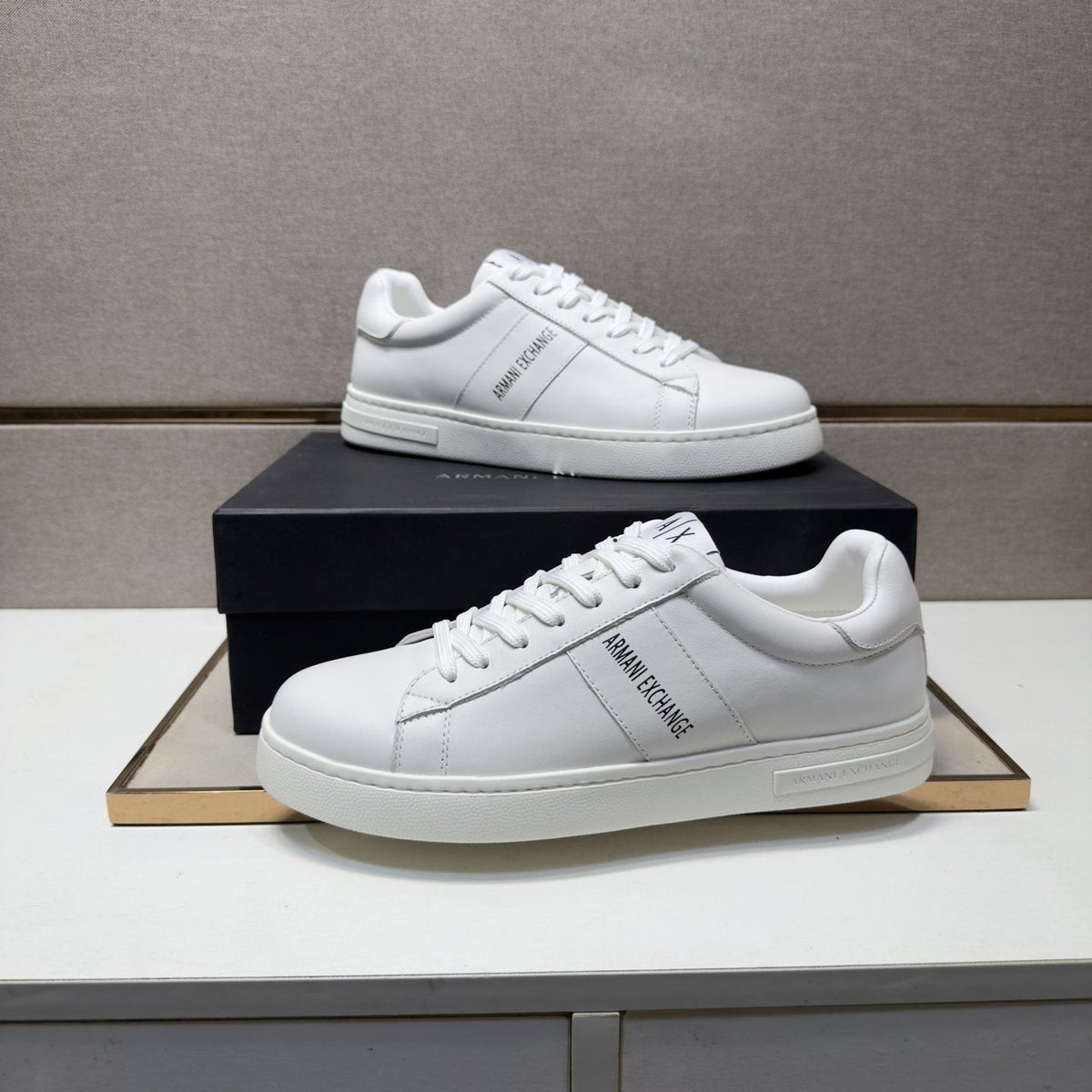 Armani Exchange Men's Low-Top Lace-Up Sneakers