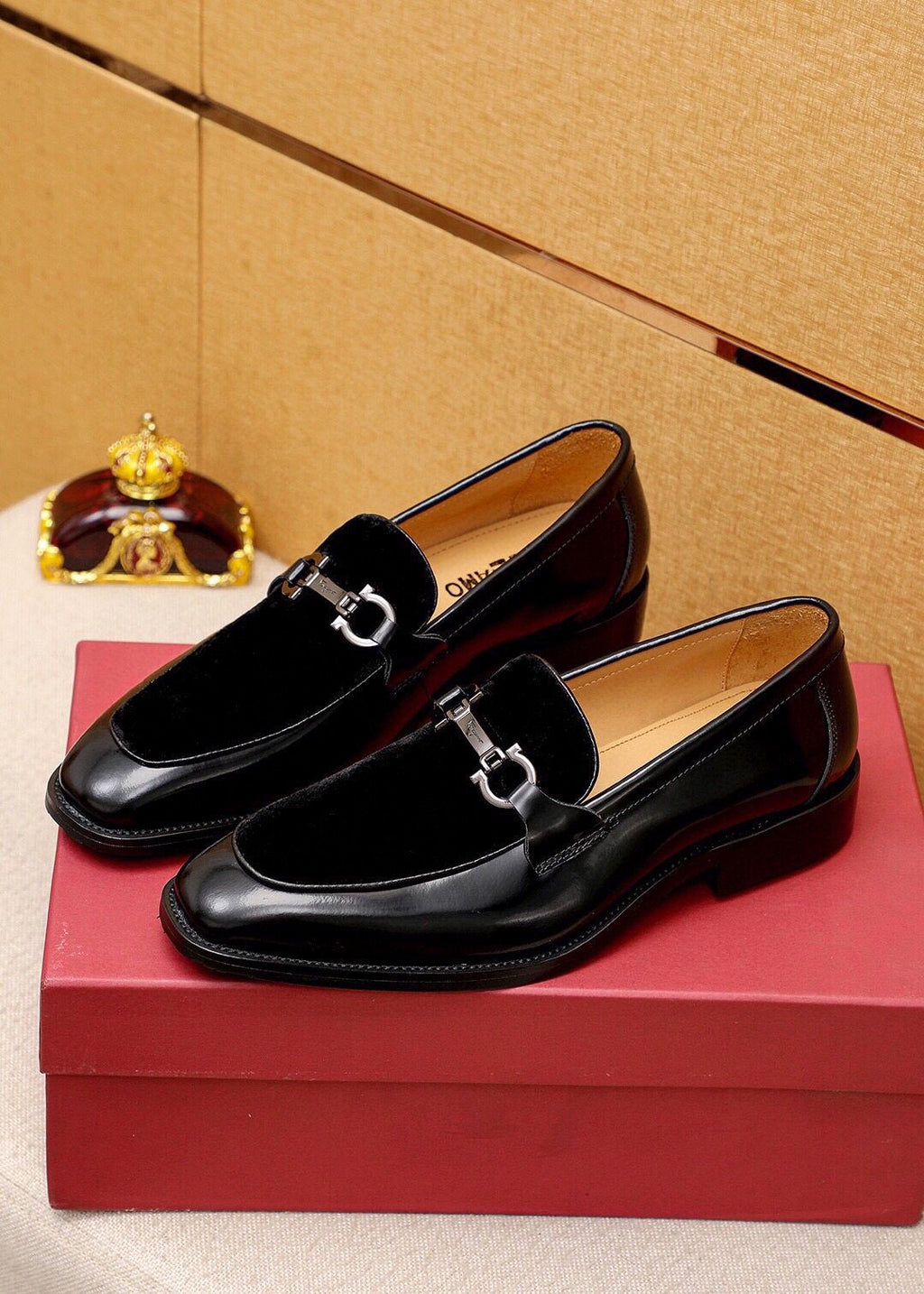 Ferragamo Metal Bit Loafers